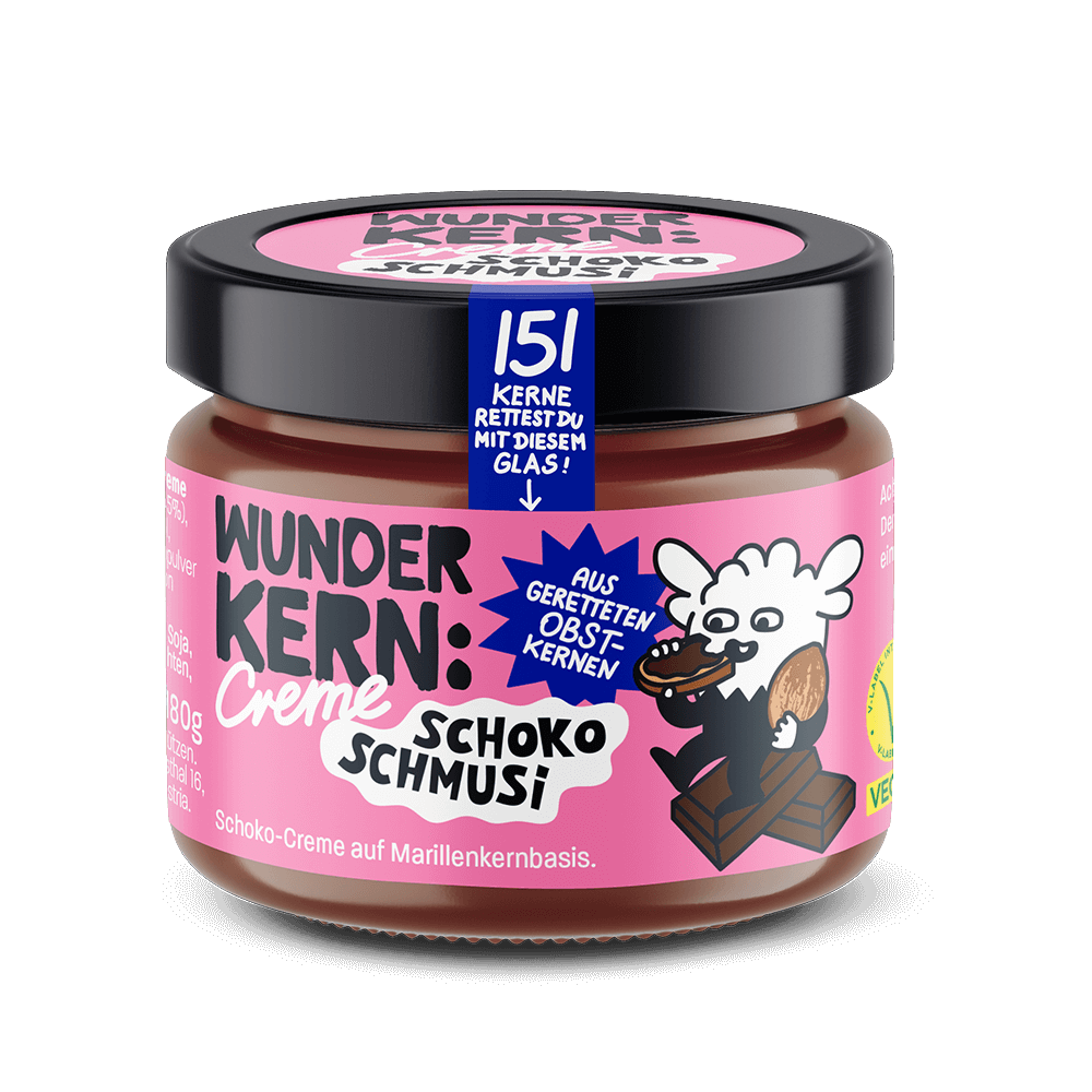 Wunderkern Schoko Schmusi als Alternative zu Nutella
